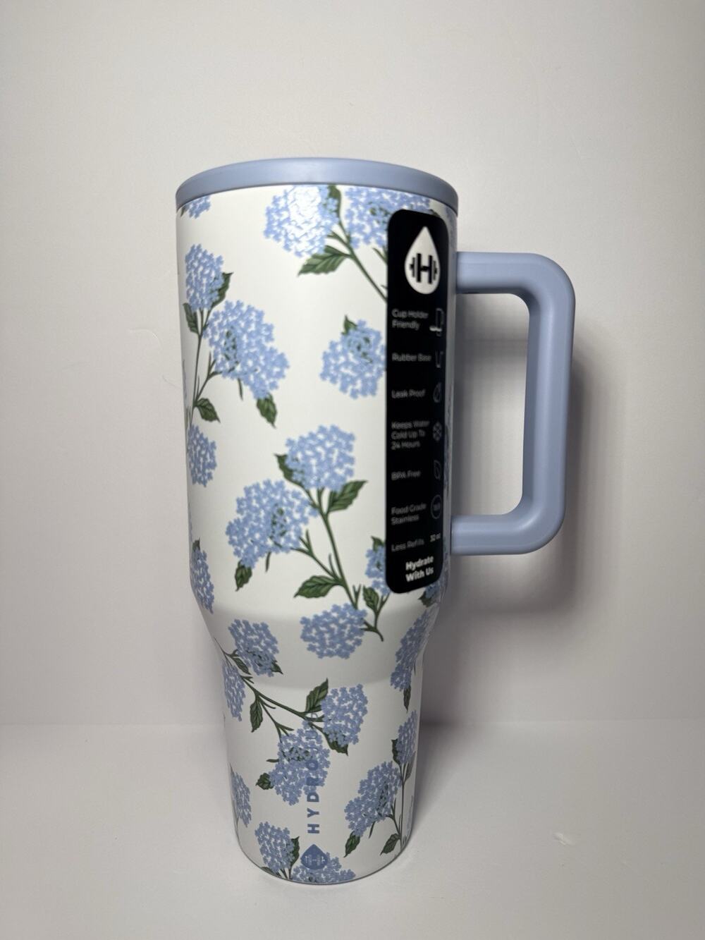 Hydrojug 2025 Limited Edition HYDRANGEA 32oz Traveler Tumbler NWT NIB | SOLD OUT